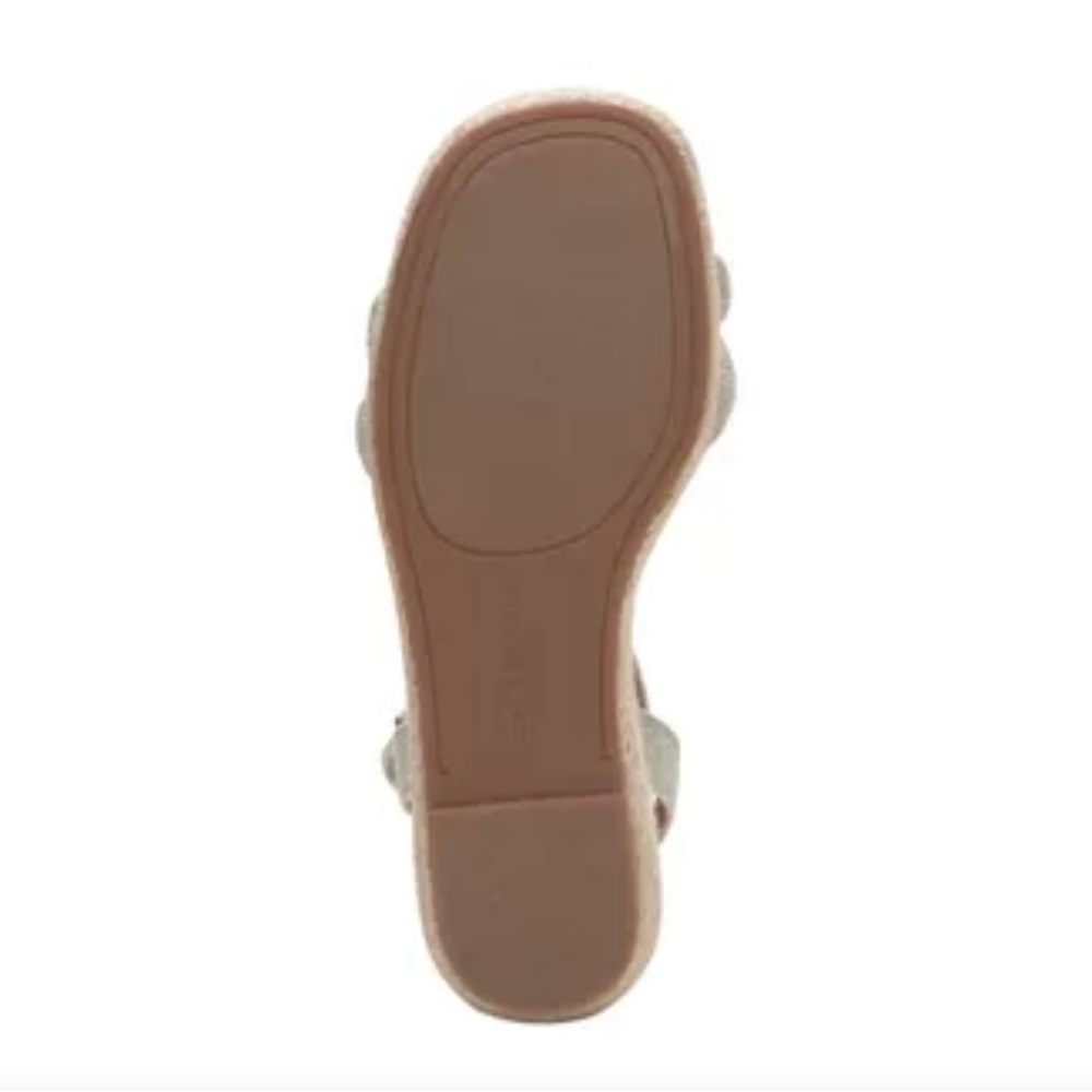 Lucky Brand Nasli Natural Linen Wedge Sandals Size 8.5 
Espadrille - Picture 3 of 5